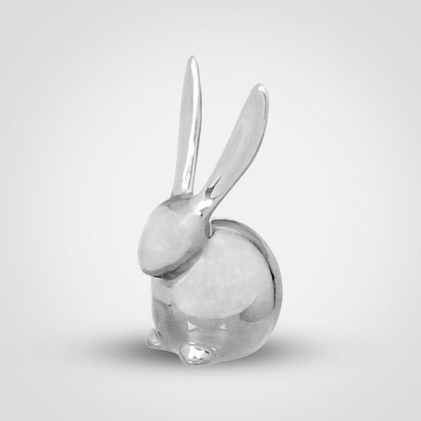 Coniglietto argento bomboniera - immagine prodotto