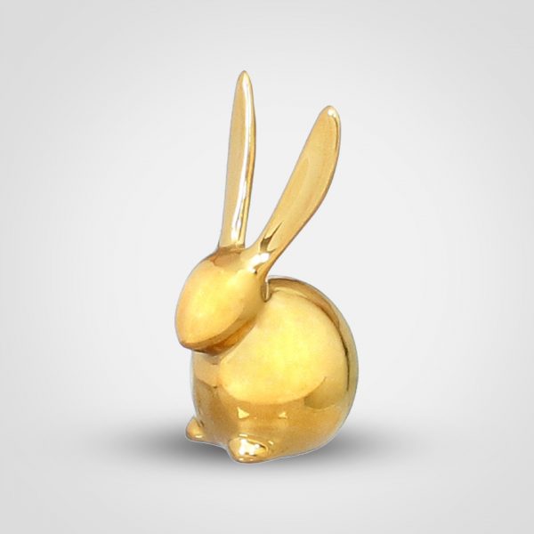 Coniglietto oro bomboniera - immagine prodotto