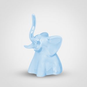 Elefantino azzurro bomboniera - immagine prodotto