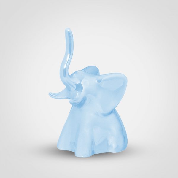 Elefantino azzurro bomboniera - immagine prodotto