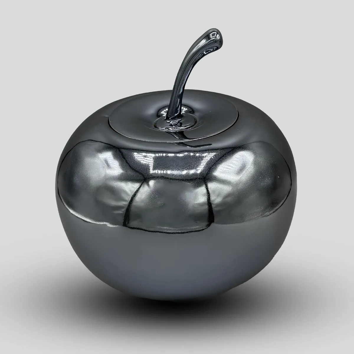 mela in ceramica di colore Night Blue Pearl di Natural Style.