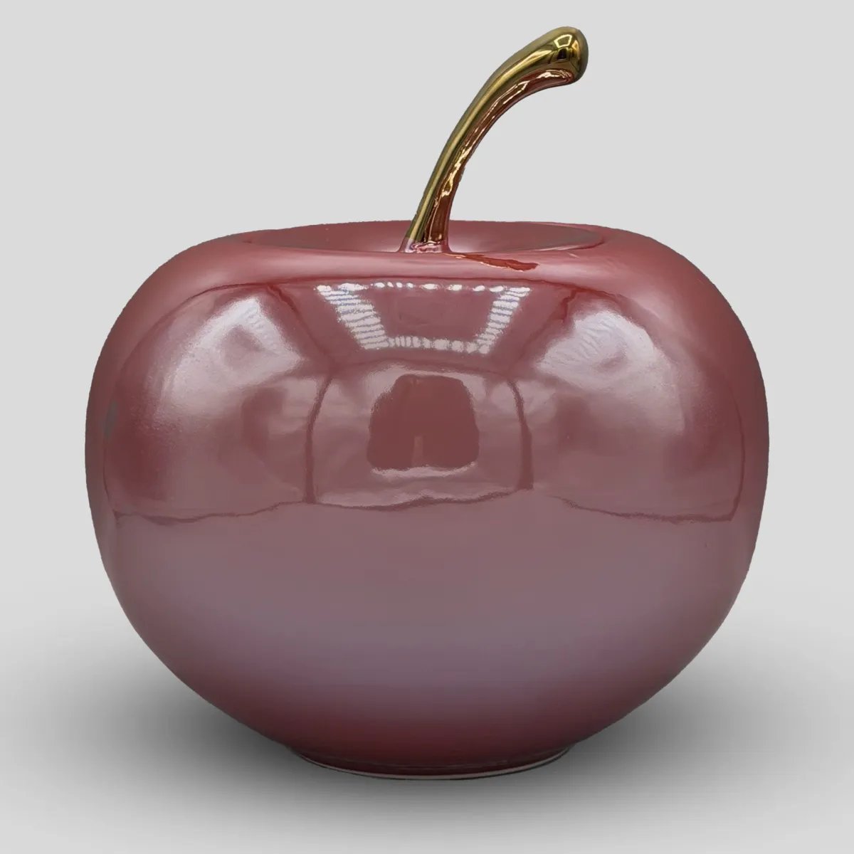 mela in ceramica di colore Special - Red Pearl